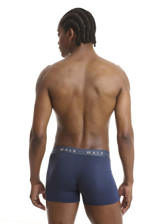 Herren Boxershorts Navy Blue/Beige 2Packung