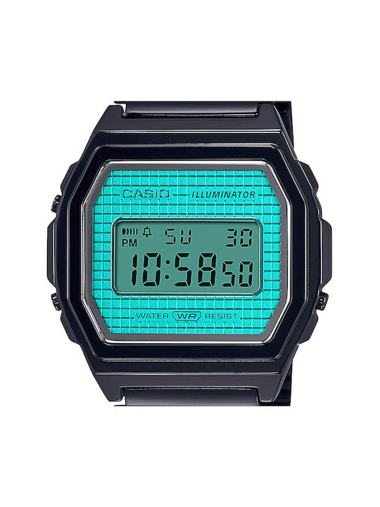 Casio Digital Uhr Chronograph Batterie mit Schwarz Metallarmband