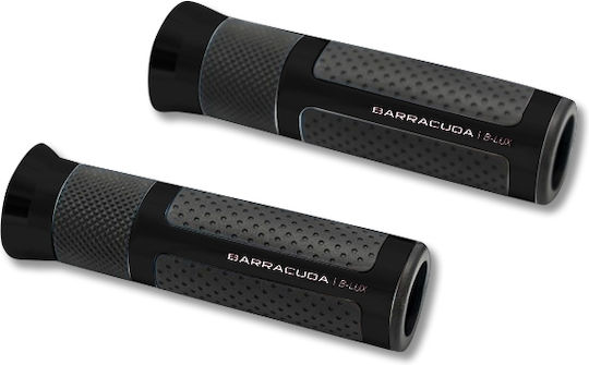 Barracuda Motorcycle Grips in Black Colour