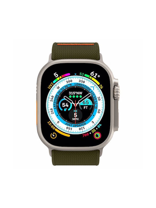 Spigen Lite Fit Ultra Armband Stoff Khaki (Apple Watch 49/45/44/42mm, Spigen)