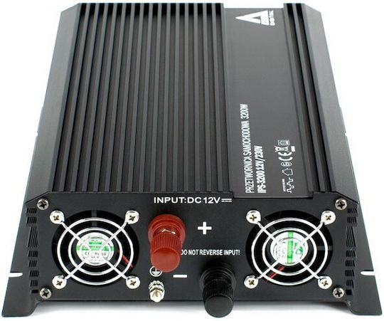 Azo Digital Car Inverter Pure Sinewave 3200W to Converter 12V DC in 230V AC