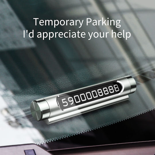 Baseus Panel Αναγραφής Τηλεφώνου για Parking Μαύρο