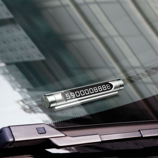 Baseus Panel Αναγραφής Τηλεφώνου για Parking Μαύρο