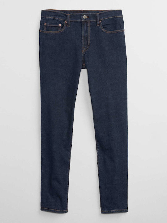 Men's Jeans Pants with Slim Tapered Fit Blue