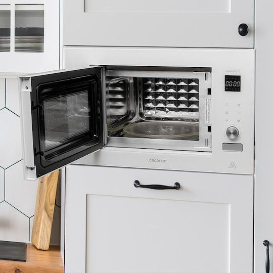 Cecotec GrandHeat 2090 Built-in Microwave Oven with Grill 21lt White