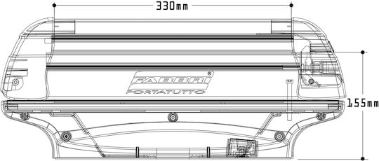Fabbri Huski Ski & Board Dachträger für Autos Magnetisch Geeignet für 4 Skipaare oder 2 Snowboards