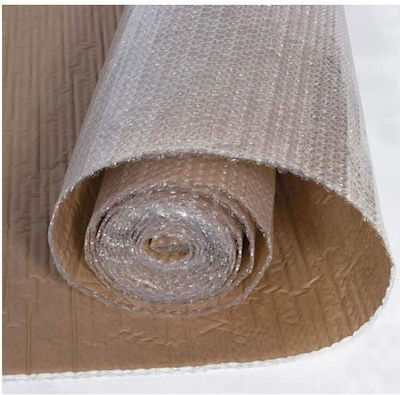 Rolou Hârtie Bubble Wrap 1m x 50m με Φυσαλίδες και Χαρτί