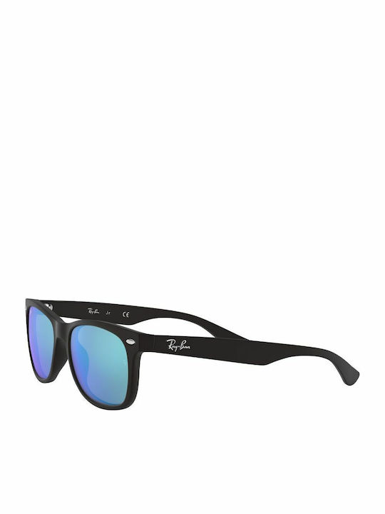 Ray Ban Wayfarer Unbreakable Square Kids Sunglasses with Mirror Lens Black