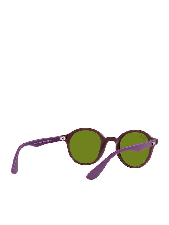 Ray Ban Στρογγυλά Παιδικά Γυαλιά Ηλίου Ροζ για 4-6 Ετών
