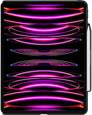 Spigen Thin Fit Pro Flip Cover Σιλικόνης Μαύρο (iPad Pro 2021 12.9" / iPad Pro 2022 12.9'')