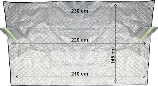 Compass Parasolar Parbriz Auto Exterior 220x145cm