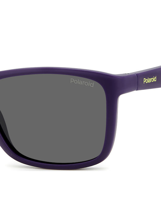 Polaroid Ochelari De Soare Pentru Copii Pătrați Cu Lentile Polarized Albastre