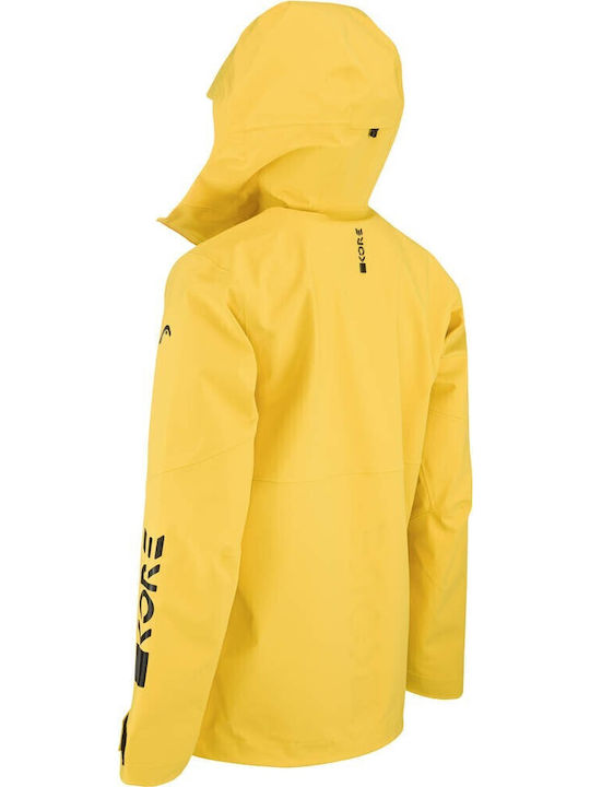 Head Kore 821801 Männer Jacke aus für Ski & Snowboard Gelb