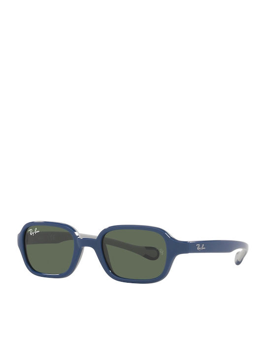 Ray Ban Квадратни Детски Слънчеви Очила Сини За 3-5 Години
