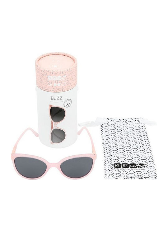 KiETLA BuZZ Unbreakable Butterfly Kids Sunglasses Pink For 6-9 Years