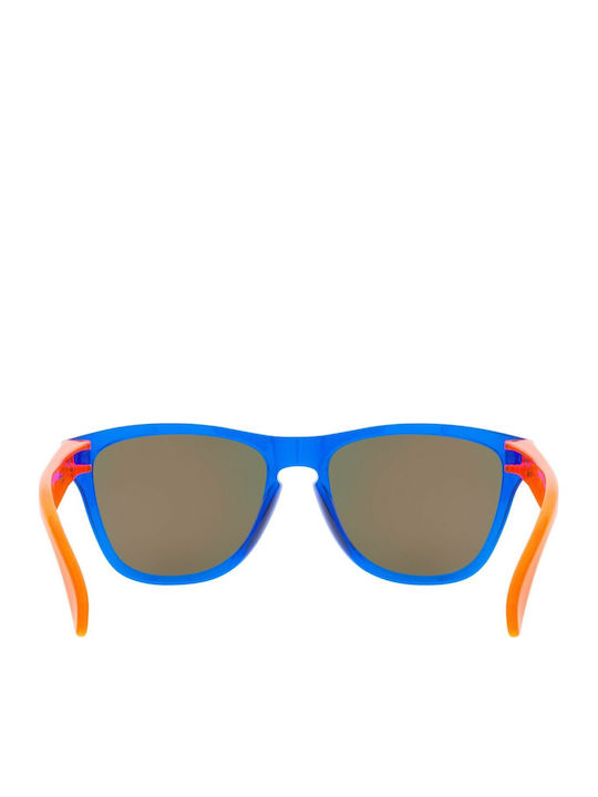 Oakley Frogskins Square Kids Sunglasses With Polarized Blue Lens