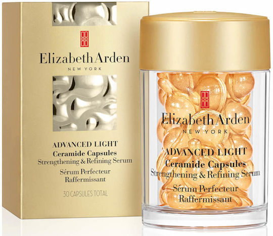 Elizabeth Arden Advanced Light Ceramide Capsules Anti-aging Serum Face with Peptides for Radiance & Firming 30pcs