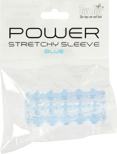 ToyJoy Penis-Verlängerung Power Stretchy Sleeve Blau 6,5 cm