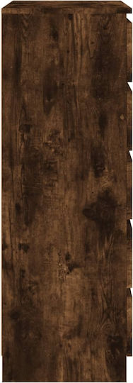 Συρταριέρα Κρεβατοκάμαρας mit 5 Schubladen Smoked Oak 60x36x103cm