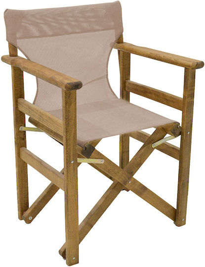 Klikareto Husa Pentru Scaun De Regizor Taupe 46x80 cm