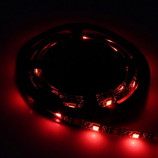 Factory Αδιάβροχη Smart Ταινία LED Τηλεόρασης USB 5V RGB Φως 2x2m Τύπου SMD5050 με Τροφοδοτικό & Τηλεχειριστήριο
