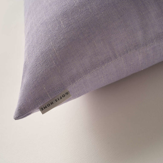 Gofis Home Μαξιλαροθήκη Aries 511 19 Lavender 43x43εκ.