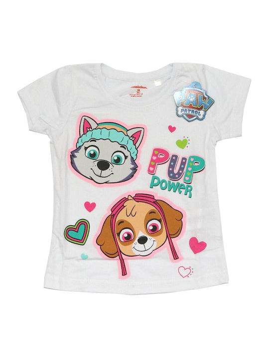 Nickelodeon Kids' Pajamas Summer White