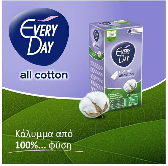 Every Day All Cotton Normal Σερβιετάκια 40τμχ & 20τμχ