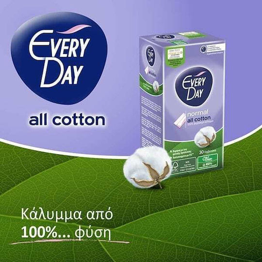 Every Day All Cotton Large Panty Liners 18pcs & 16pcs
