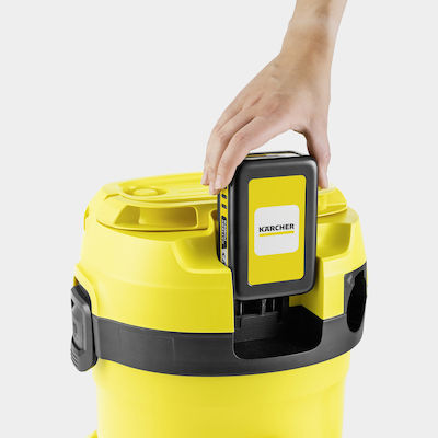 Karcher WD 2-18 Σκούπα Υγρών / Στερεών 225W με Κάδο 12lt