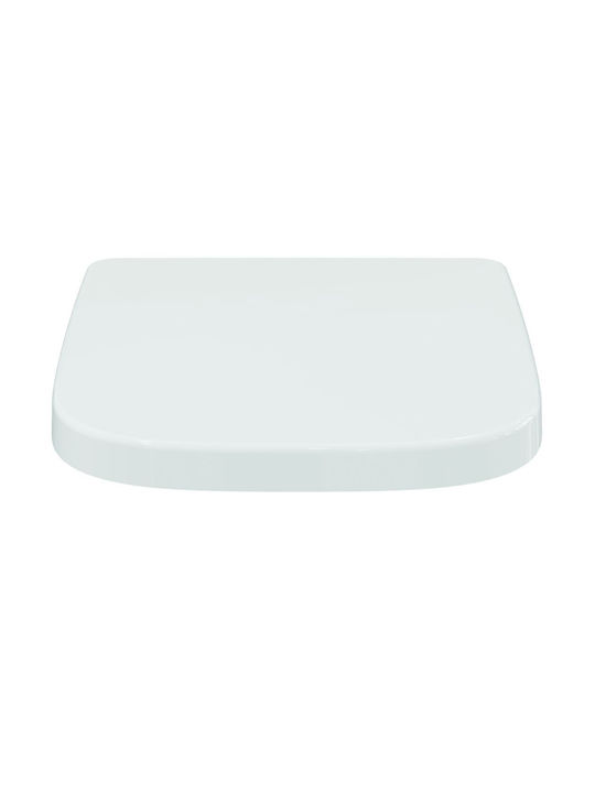 Ideal Standard Plastic Soft Close Toilet Seat White I-Life 54.5cm