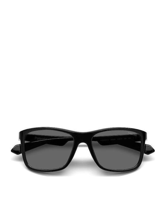 Polaroid Τετράγωνα Παιδικά Γυαλιά Ηλίου με Polarized Φακό Μαύρα
