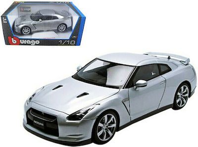 Bburago Nissan 2009 GT-R Car 1:18 Silver