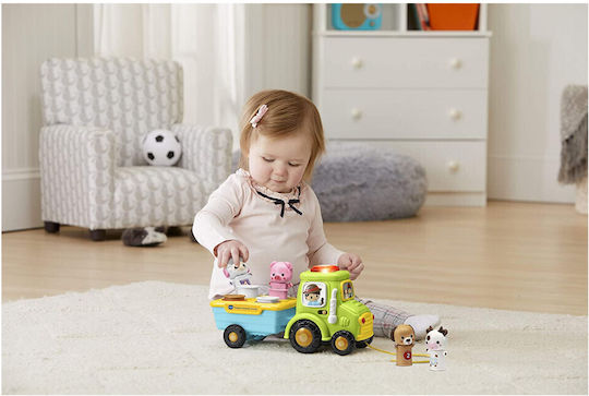 Vtech Pull-Along Toy Sliding Tractor with Music and Sounds for 12++ Months