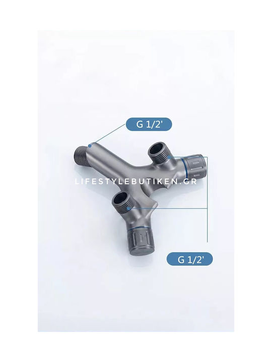 Wall Mounted Bidet Set Gun Grey
