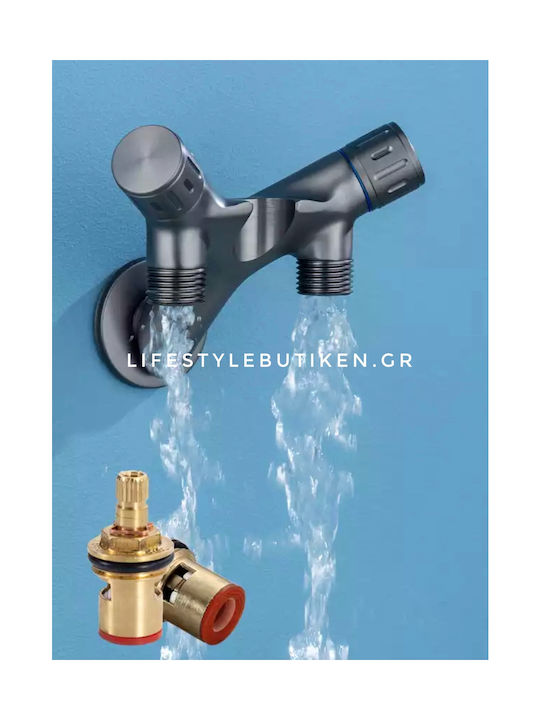 Wall Mounted Bidet Set Gun Grey