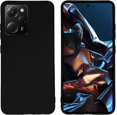 Vivid Umschlag Rückseite Silikon Schwarz (Redmi Note 12 Pro+)