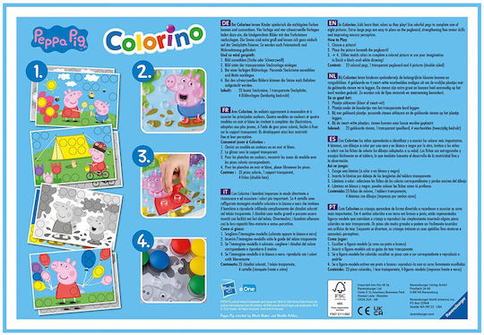 Ravensburger Peppa Pig Colorino Lernspiel Wissen für 2+ Jahre alt Jahre