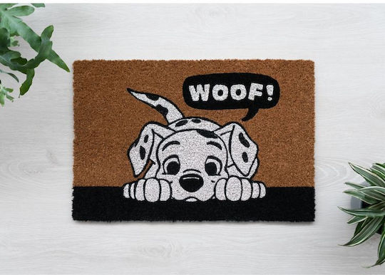 Grupo Erik Doormat from Coconut Tree 101 Dalmatians Brown 40x60cm FGE0041 Brown