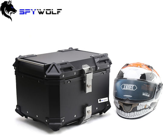 Spywolf SpyWolf Space-S Черен Алуминиев Мотоциклетен Куфар 45л