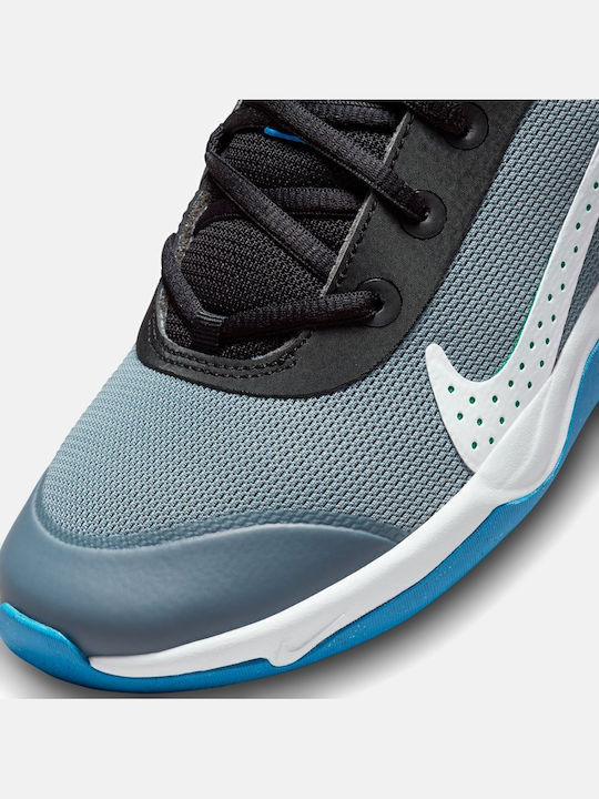 Omni Multi Court Kinder Sneakers Cool Grey / Black / Light Crimson / Photo Blue