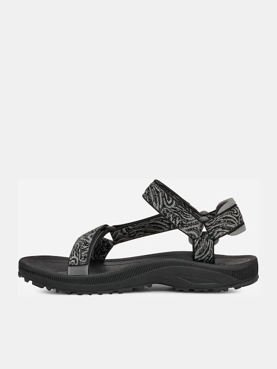 Winsted Women's Flat Sandals Sporty in Black Color