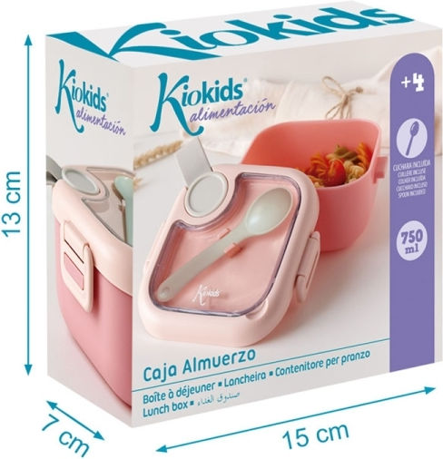 Maxi-Cosi Plastic Kids' Lunch Set 0.75lt Pink x x 7cm