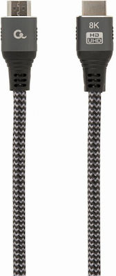 Cablexpert HDMI 2.1 Braided Cable HDMI male - HDMI male 3m Μαύρο