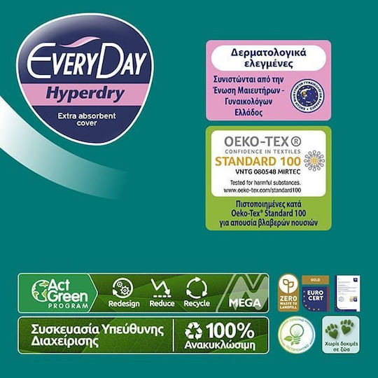 Every Day Hyperdry Super Sanitary Pads with Wings Ultra Plus Triple Pack for Heavy Flow 6 Drops Double Pack 2x15pcs
