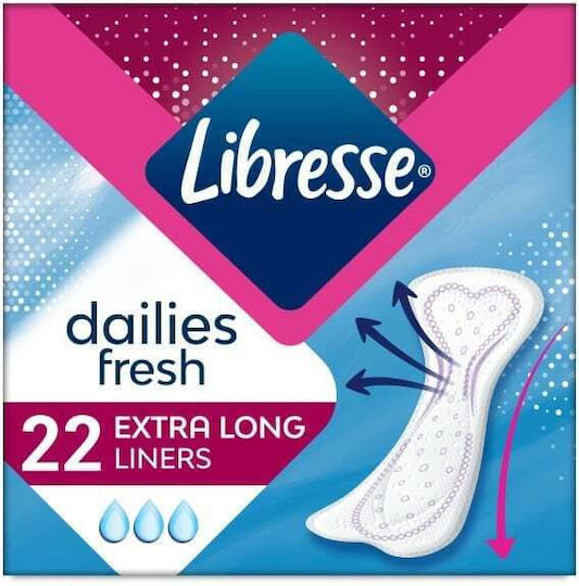 Libresse Daily Fresh Extra Long Σερβιετάκια 22τμχ