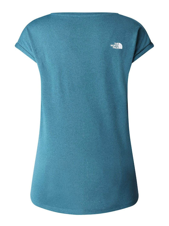 The North Face Γυναικείο Αθλητικό T-shirt Μπλε