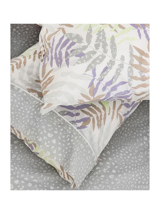 Palamaiki CB2083 Σετ Σεντόνια King Size 265x275εκ. Μωβ (4τμχ)