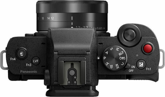 Panasonic Lumix DC-G100 Безогледален Фотоапарат Комплект (G Vario 12-32mm F3.5-5.6 Asph. Mega OIS) Черна