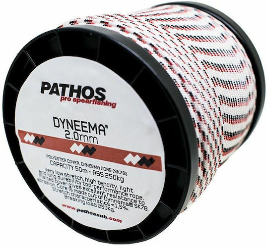 Pathos Dyneema Speargun Rope White 2mm